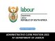 ADMINISTRATIVE CLERK POSITION 2022 AT DEPARTMENT OF LABOUR