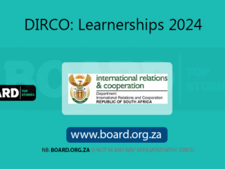 DIRCO: Learnerships 2024