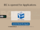 IEC is opened for Applications