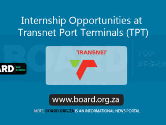 Internship Opportunities at Transnet Port Terminals (TPT)