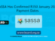 SASSA Has Confirmed R350 January 2024 Payment Dates