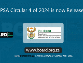 DPSA Circular 4 of 2024 is now Released
