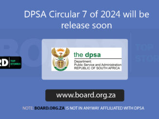 DPSA Circular 7 of 2024 will be release soon
