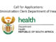Call for Applications: Administration Clerk Department of Health