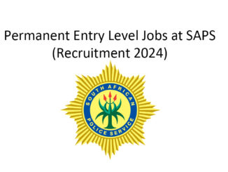 Permanent Entry Level Jobs at SAPS (Recruitment 2024)