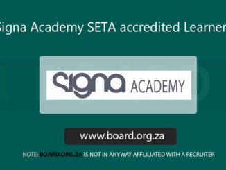 Signa Academy SETA accredited Learnership
