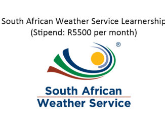 South African Weather Service Learnership (Stipend: R5500 per month)