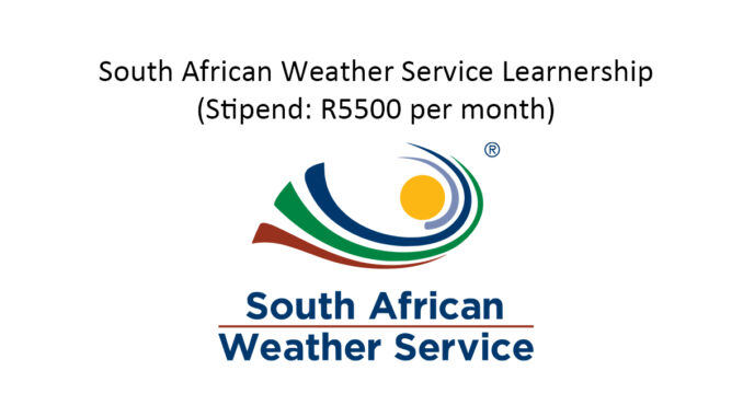 South African Weather Service Learnership (Stipend R5500 per month) South African Weather Service Learnership (Stipend: R5500 per month)