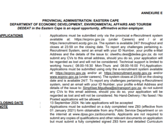 Various Permanent Jobs at Department of Economic development