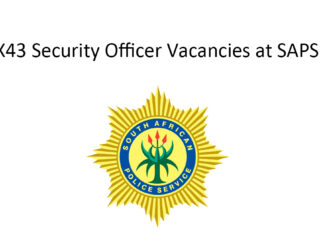 X43 Security Officer Vacancies at SAPS