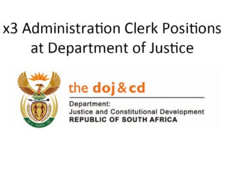x3 Administration Clerk Positions at Department of Justice