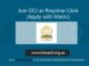 Join OCJ as Registrar Clerk (Apply with Matric)
