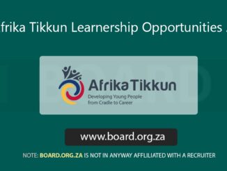Afrika Tikkun Learnership Opportunities 2025