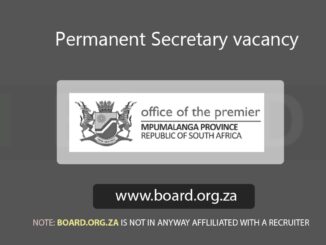 Permanent Secretary vacancy at the Office of the Premier