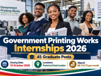 Government Printing Works Internships 2026