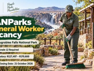 SANParks General Worker Vacancy