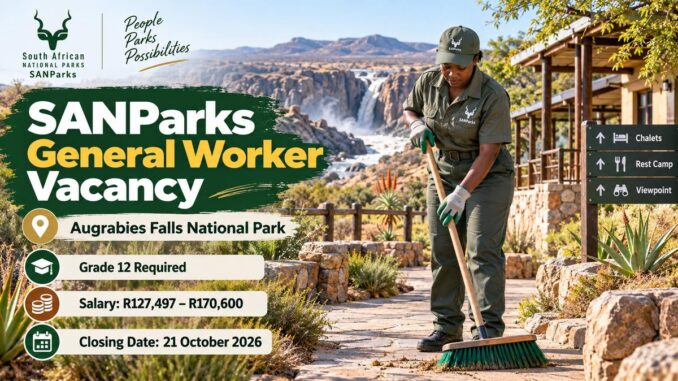 SANParks General Worker Vacancy
